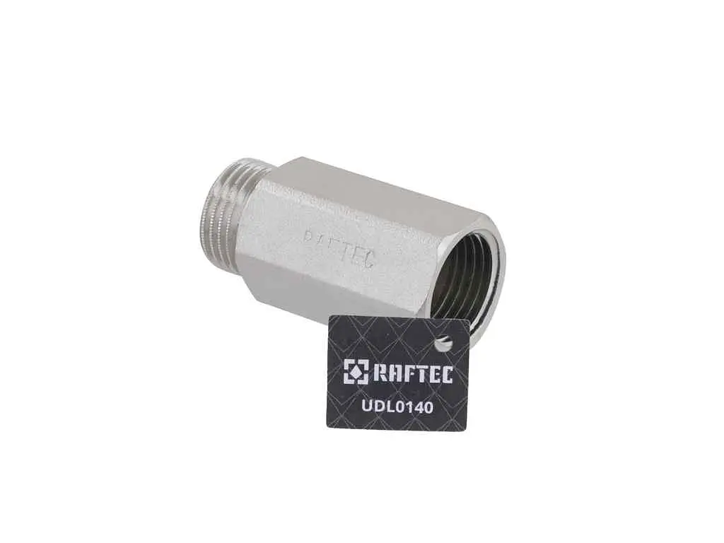 Подовжувач RAFTEC 1/2" 40 мм, ЗВ, DN 15, зовні під ключ, нікель, UDL0140 - фото 3