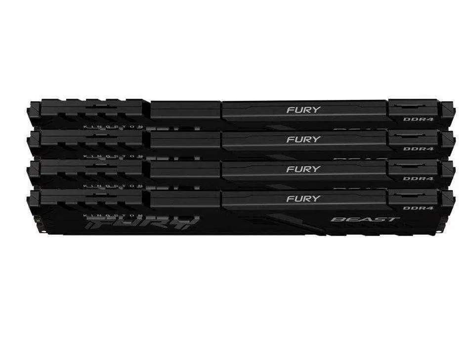 Память для настольных компьютеров Kingston FURY 128 GB (4x32GB) DDR4 3200 MHz Beast (KF432C16BBK4/128) - фото 2