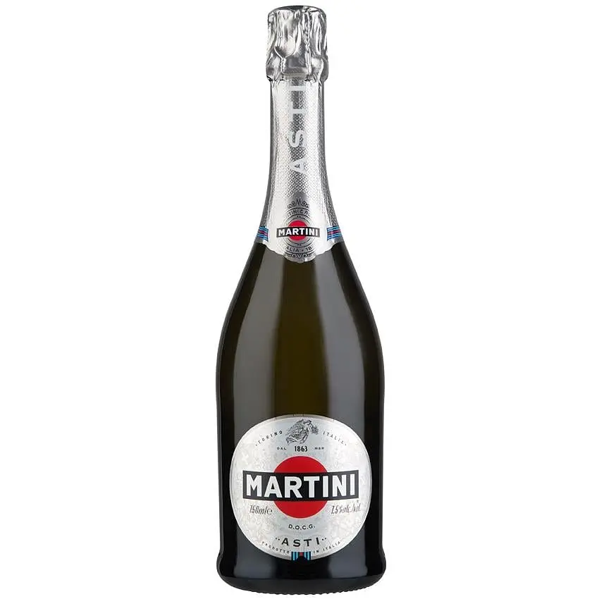 Упаковка игристого вина Martini Asti DOCG белое сладкое 9 л (0.75 л х 12 шт.) - фото 2