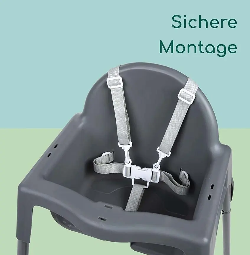 Стульчик для кормления Bebe Confort Meely, темно-серый, (2712551210) - фото 6