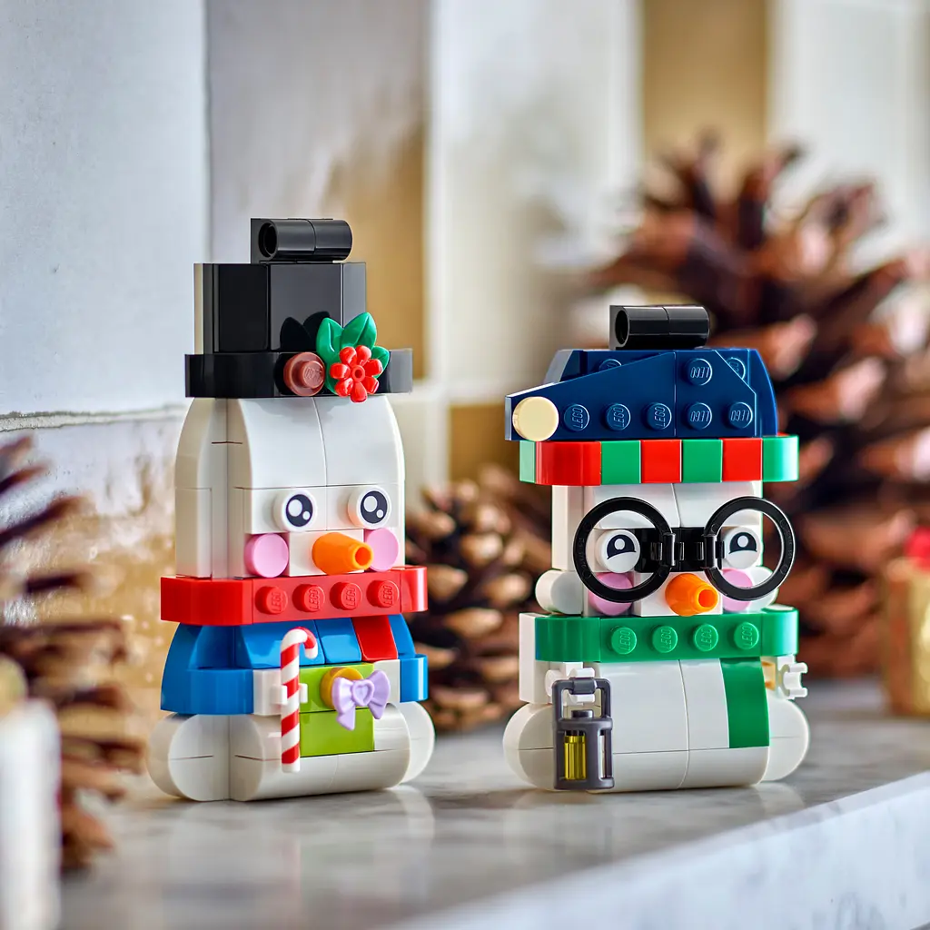 Конструктор LEGO Iconic Прикраси зі сніговиком 168 ел. (40812) - фото 15