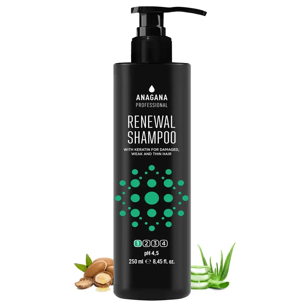 Шампунь Восстановление для поврежденных волос Renewal Shampoo ANAGANA 250 мл - фото 2