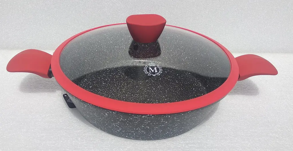 Сотейник Meisterklasse MK-1051 black marble 28см 3,6л - фото 5
