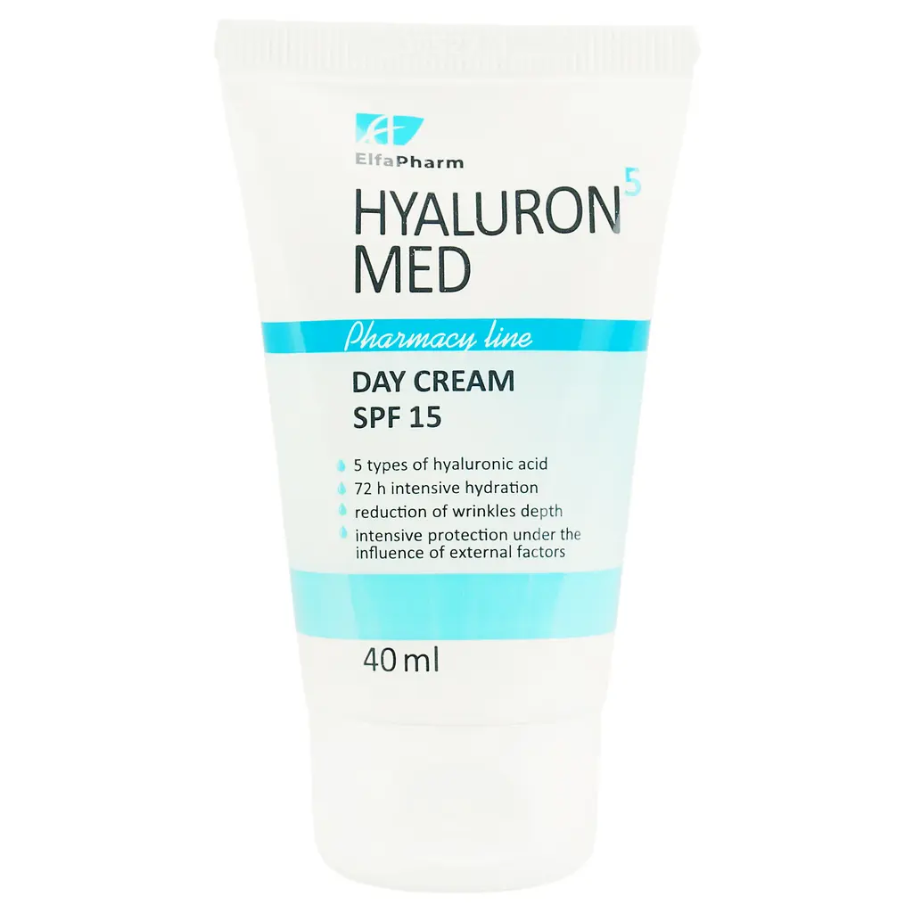 Денний крем Elfa Pharm Hyaluron5 Med SPF15, 40 мл - фото 3