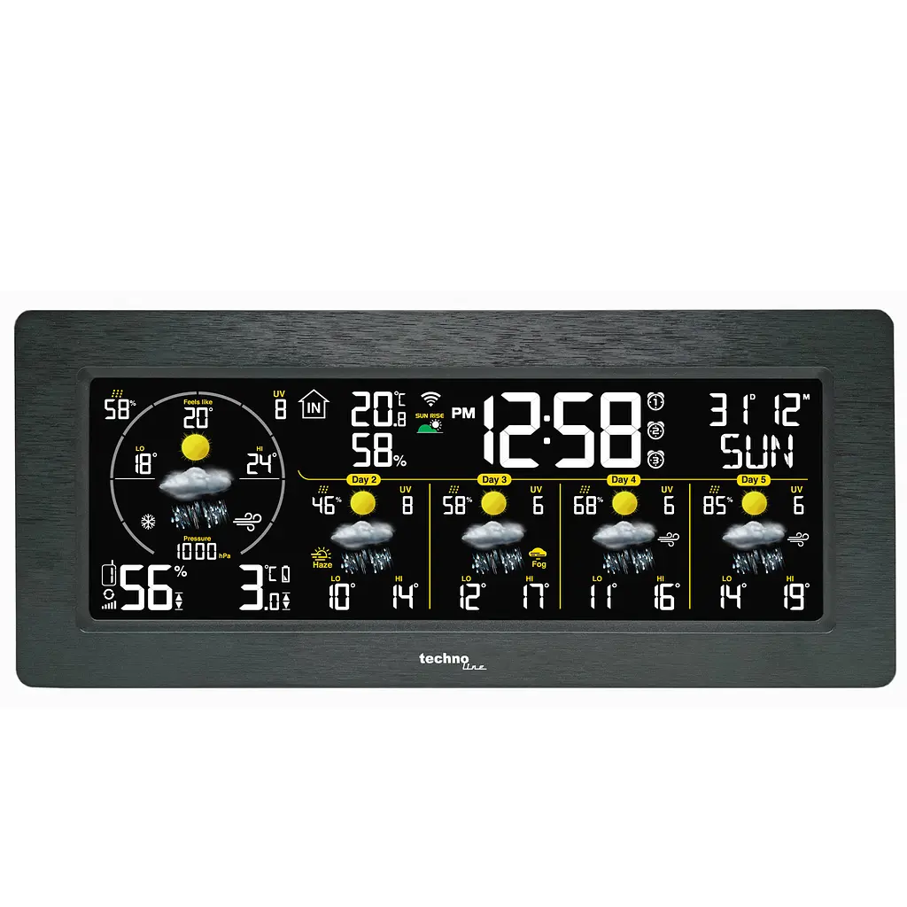 Метеостанція Technoline DirektWetter WD3050 Anthracite (WD3050), Темно-сірий - фото 3