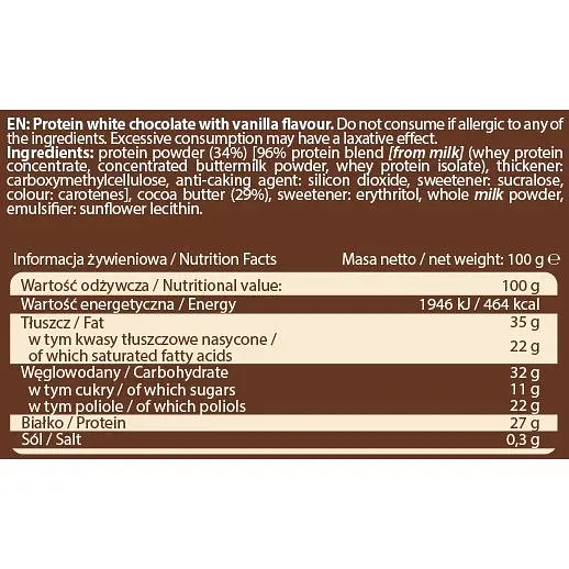 Протеиновый шоколад Allnutrition Protein Chocolate Milk Flavour 100 г - фото 2