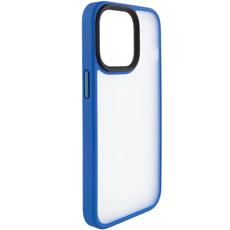 TPU+PC чохол Metal Buttons для Apple iPhone 12 Pro / 12 6.1" Синій, TPU+PC - фото 3
