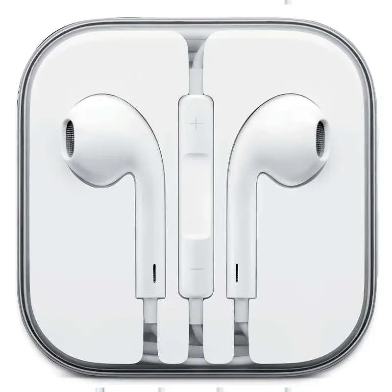Дротові навушники Apple EarPods with Mic 3.5 MM HC White - фото 3