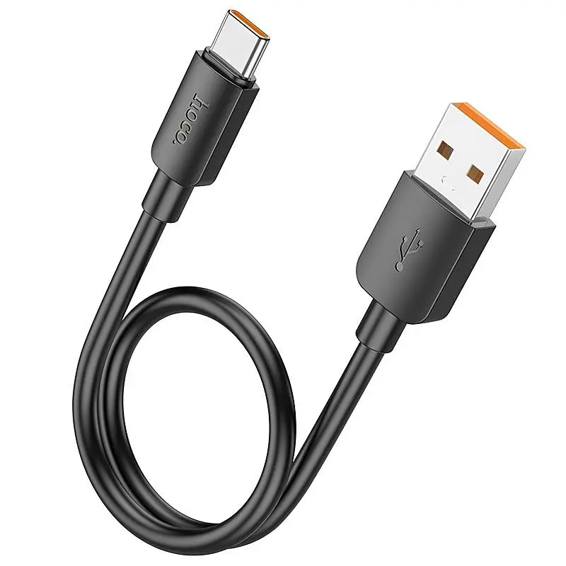 Дата кабель Hoco X96 Hyper USB to Type-C 100W (0.25m) Black - фото 5