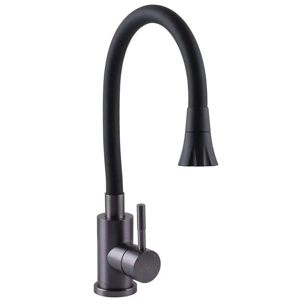 Змішувач для кухні Globus Lux Alpen SBT1-203SA-GP-B01 Графіт - фото 2