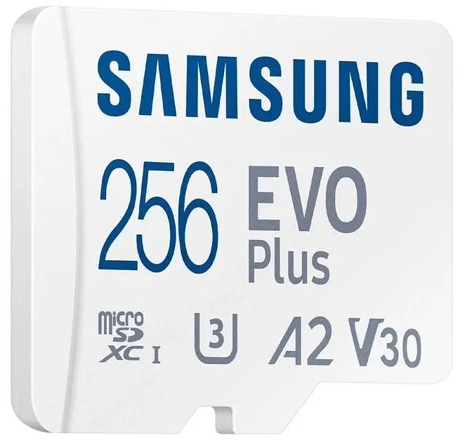 Карта пам'яті Samsung 256GB microSDXC EVO+ V30 W/A MB-MC256KA/EU (MB-MC256KA/EU) - фото 2