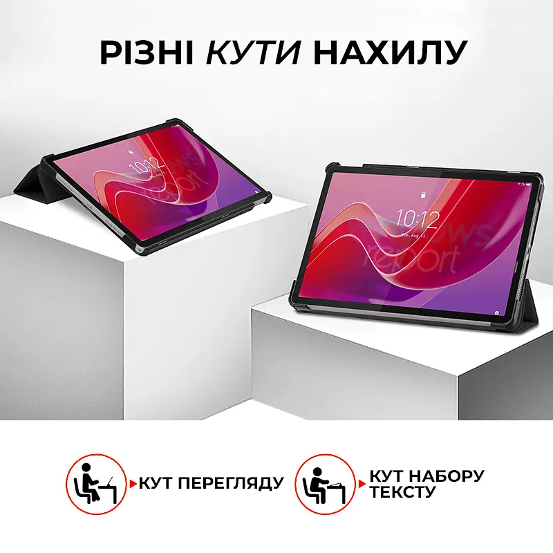 Чехол AIRON Premium для Lenovo Tab M11 11" с защитной пленкой и салфеткой black - фото 4