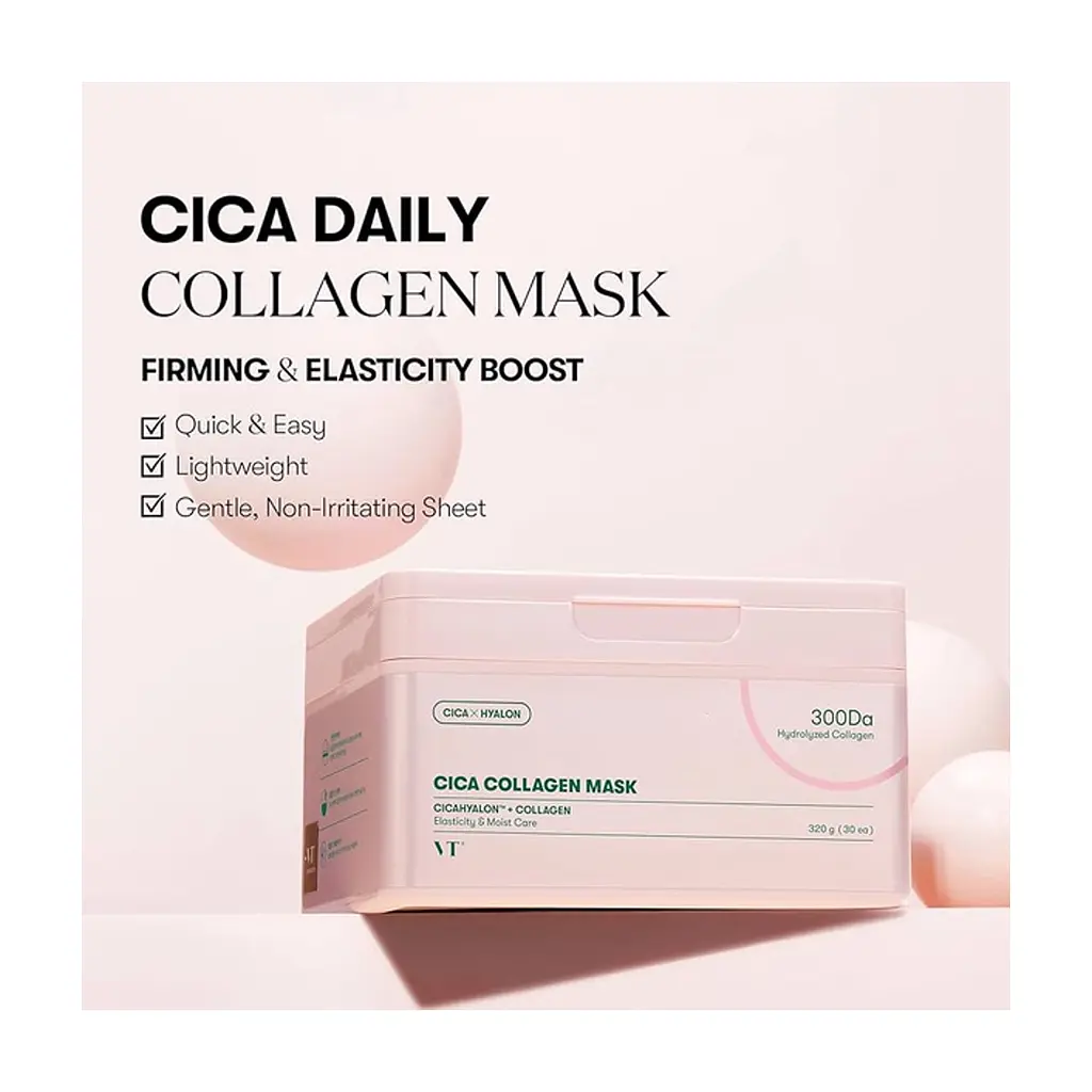Маска для обличчя VT Cosmetics Cica Collagen Mask 320 г (8809695677281) - фото 2