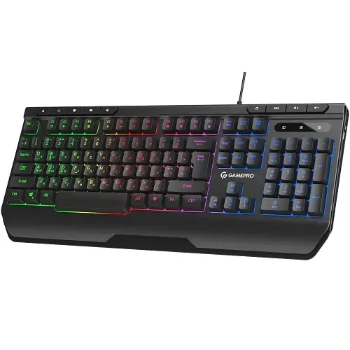 Клавіатура GK550, Black, USB, мембранна GamePro teh0028272 - фото 2