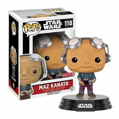 Фігурка Funko Pop Фанко Поп Maz Kanata Маз Каната Star Wars Зіркові війни 10 см SW MK118 - фото 2