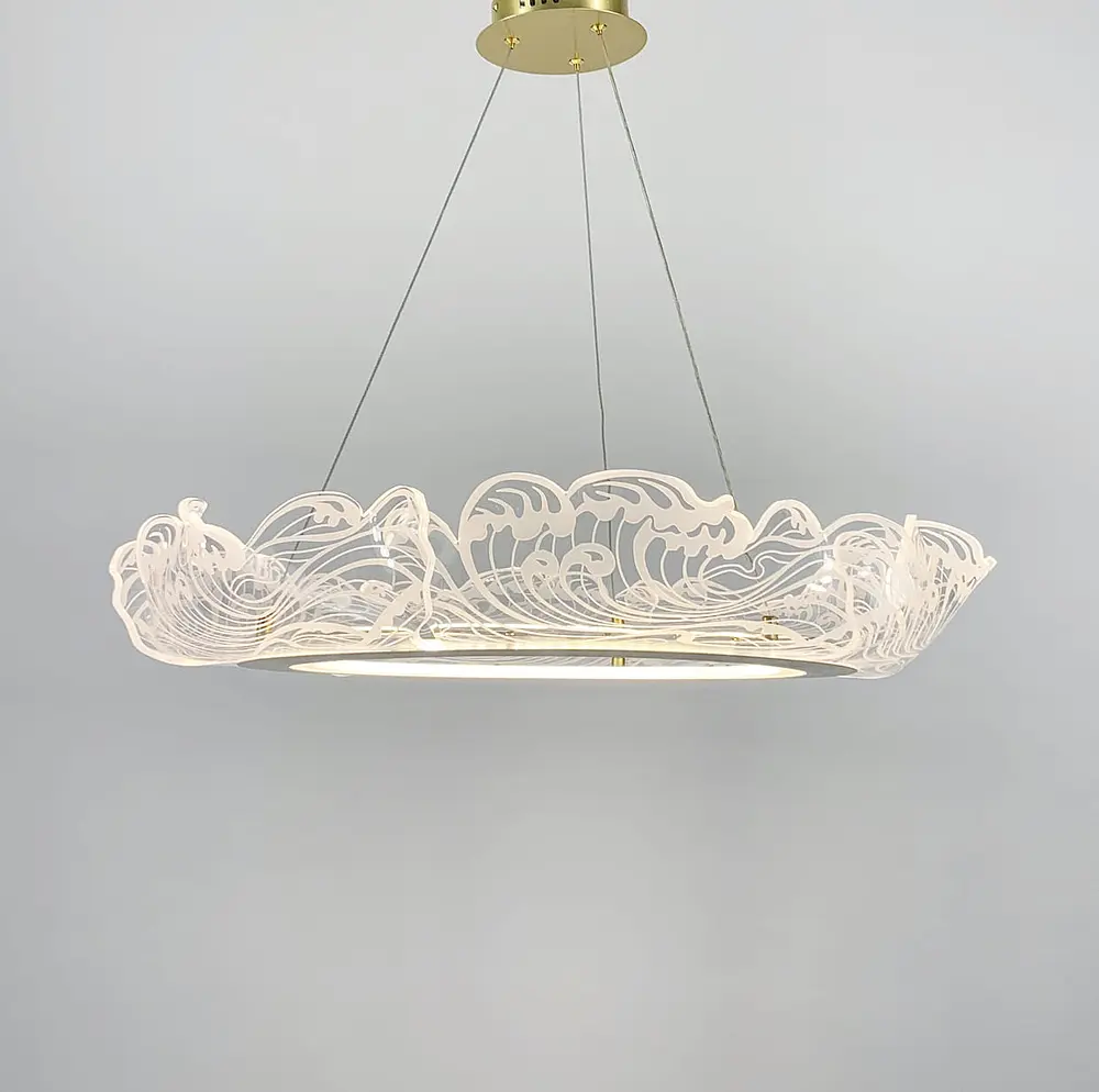 Элегантная люстра в виде волн Ст. D 5022 | Line F - фото 6