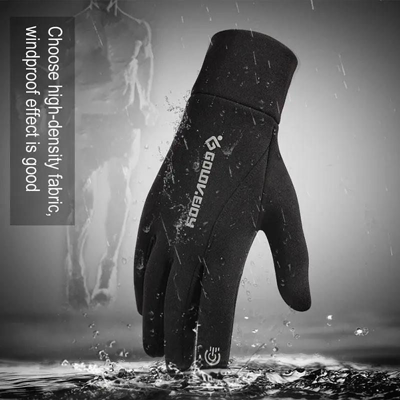 Рукавички сенсорні Golove joy (L) Anti-Slip 2023 Чорний - фото 5