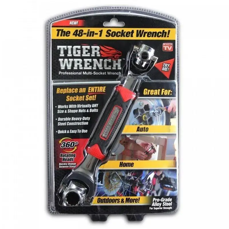 Універсальний багатофункціональний гайковий ключ Universal Tiger Wrench 48 в 1 - фото 8