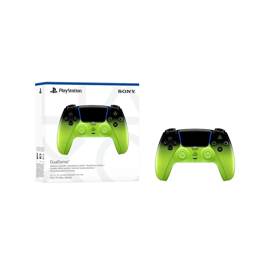 Геймпад Sony Playstation DualSense Bluetooth PS5 Remix Green (1000048532) - фото 6