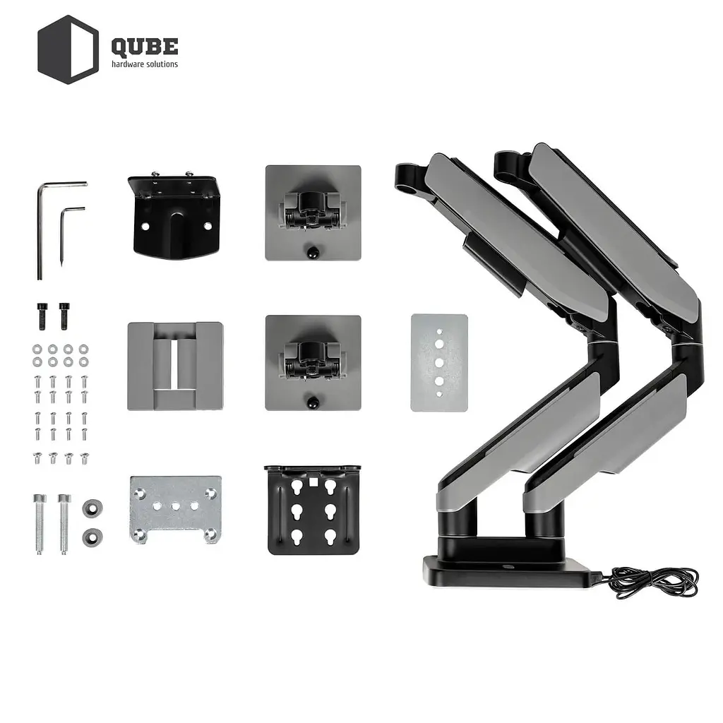 Кронштейн QUBE RGB3520GD до 2x35" 20kg max RGB3520GD - фото 10