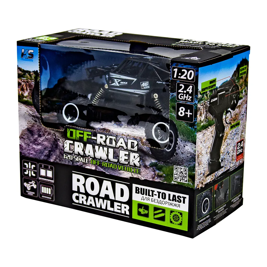 Машинка на радіокеруванні Sulong Toys Off-Road Crawler Rock Sport чорний (SL-110AB) - фото 11
