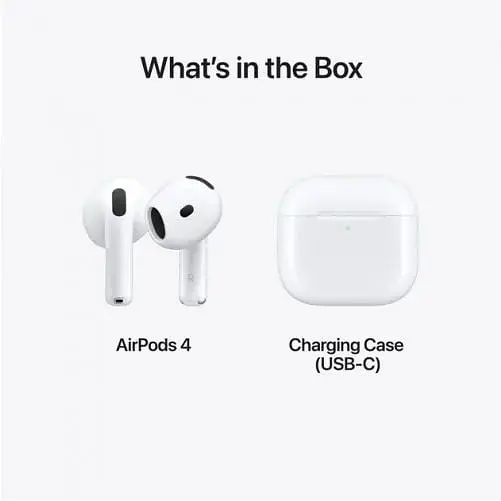 Беспроводные наушники Apple AirPods 4 (MXP63) - фото 5