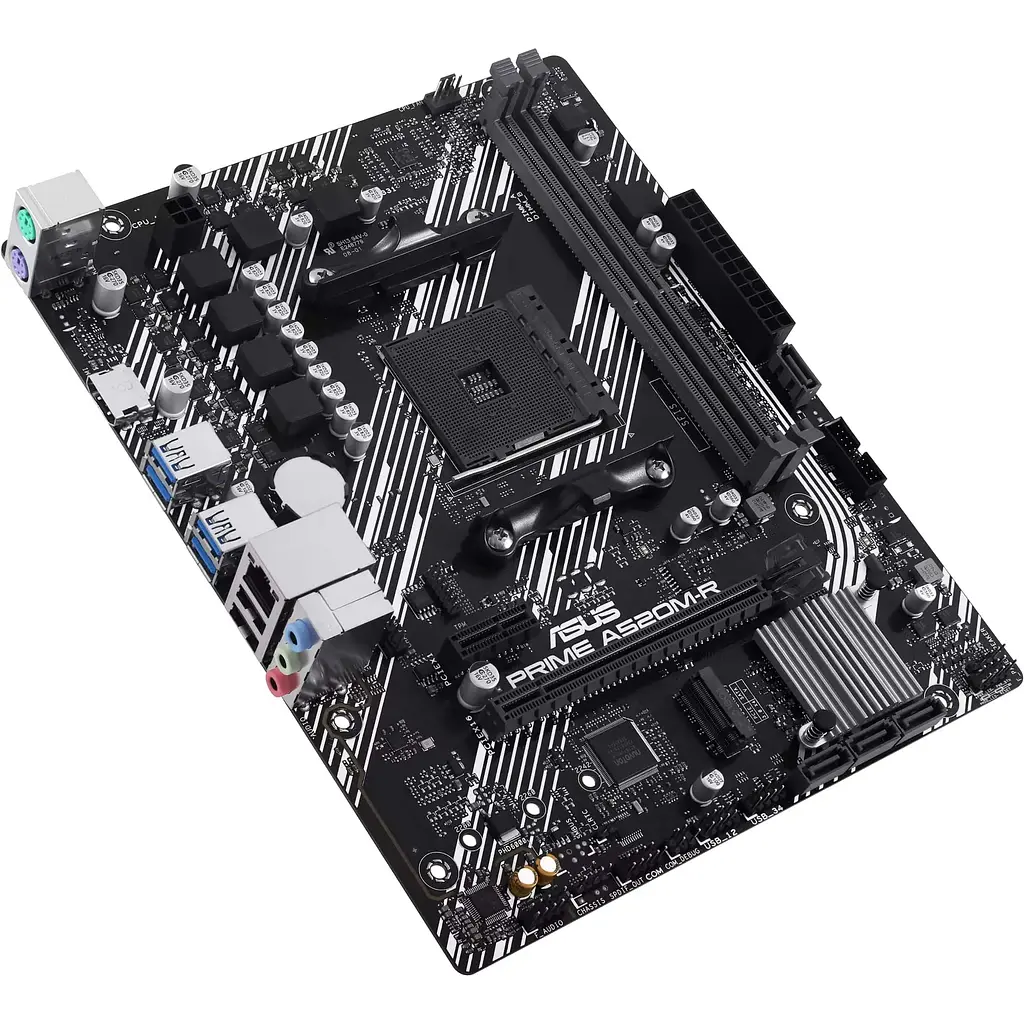 Материнская плата Asus Prime A520M-R sAM4 A520 2xDDR4 M.2 HDMI mATX - фото 4