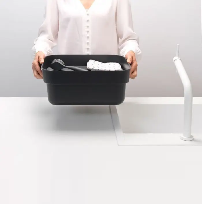 Чаша для миття посуду Brabantia 37.4х34.4х16.1 см темно-сірий (302664) - фото 2