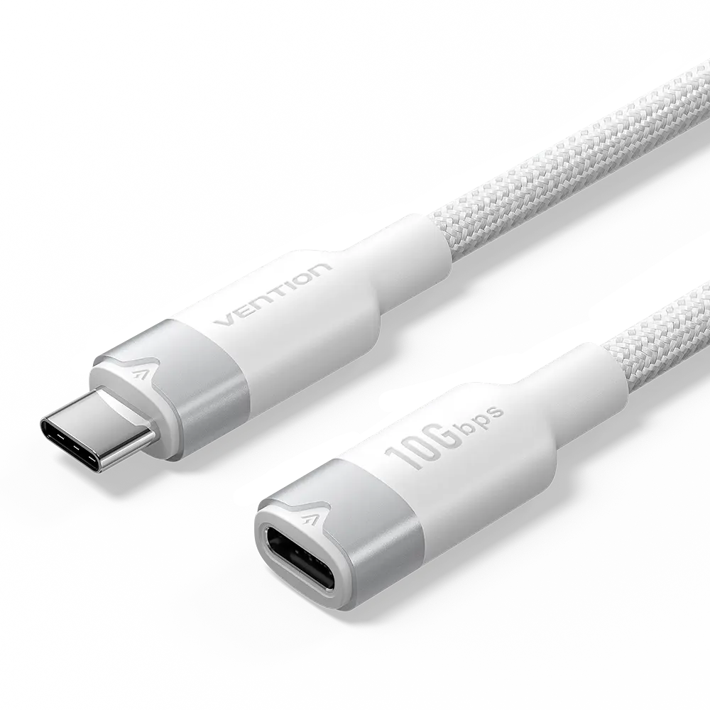 Кабель-подовжувач Vention TRFWD USB-C 3.2 Gen 2 PD 100 Вт 0,5 м білий (TRFWD)