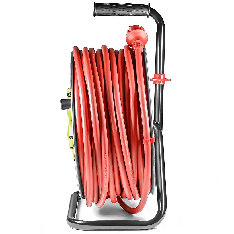 Удлинитель Stark CRR-2550-M резиновый кабель на металлической катушке H05RR-F 3Gx2.5 X 50 м (242000003) - фото 3