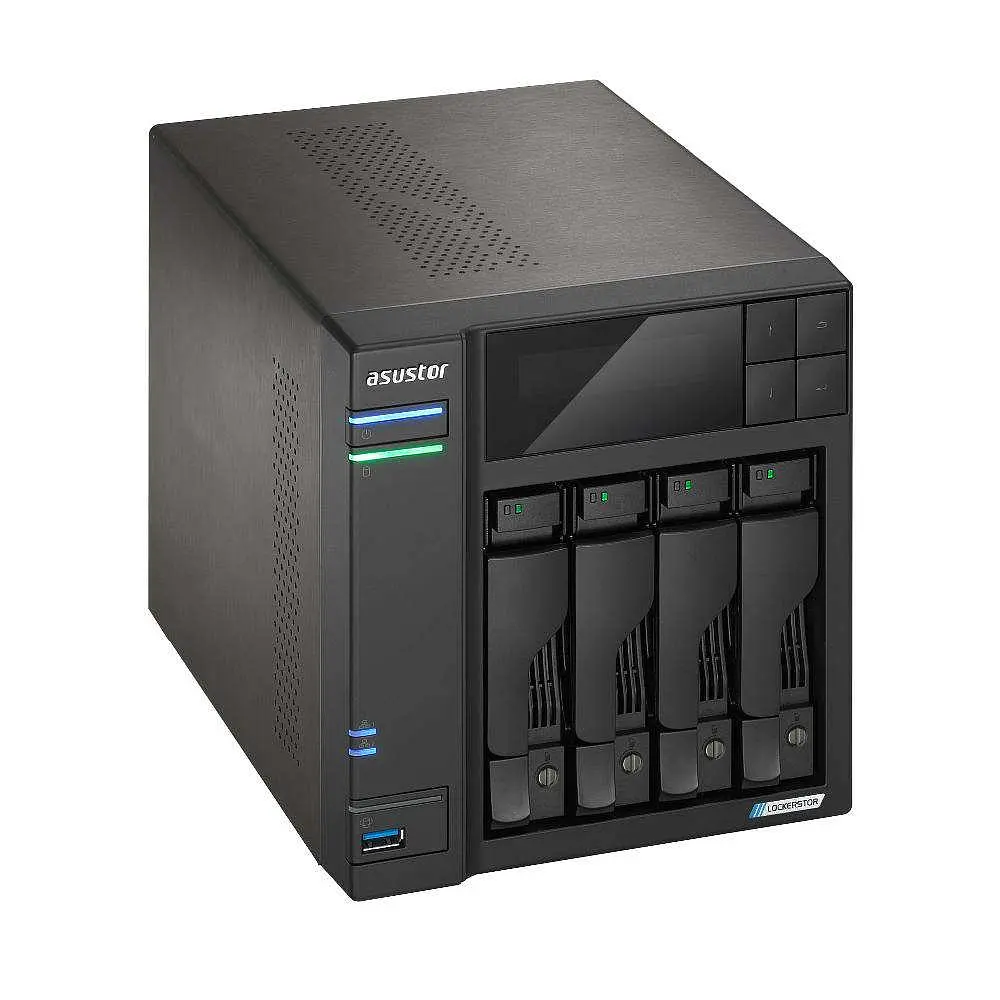 Сетевой накопитель Asustor Lockerstor 4 Gen2 (AS6704T) Black - фото 5