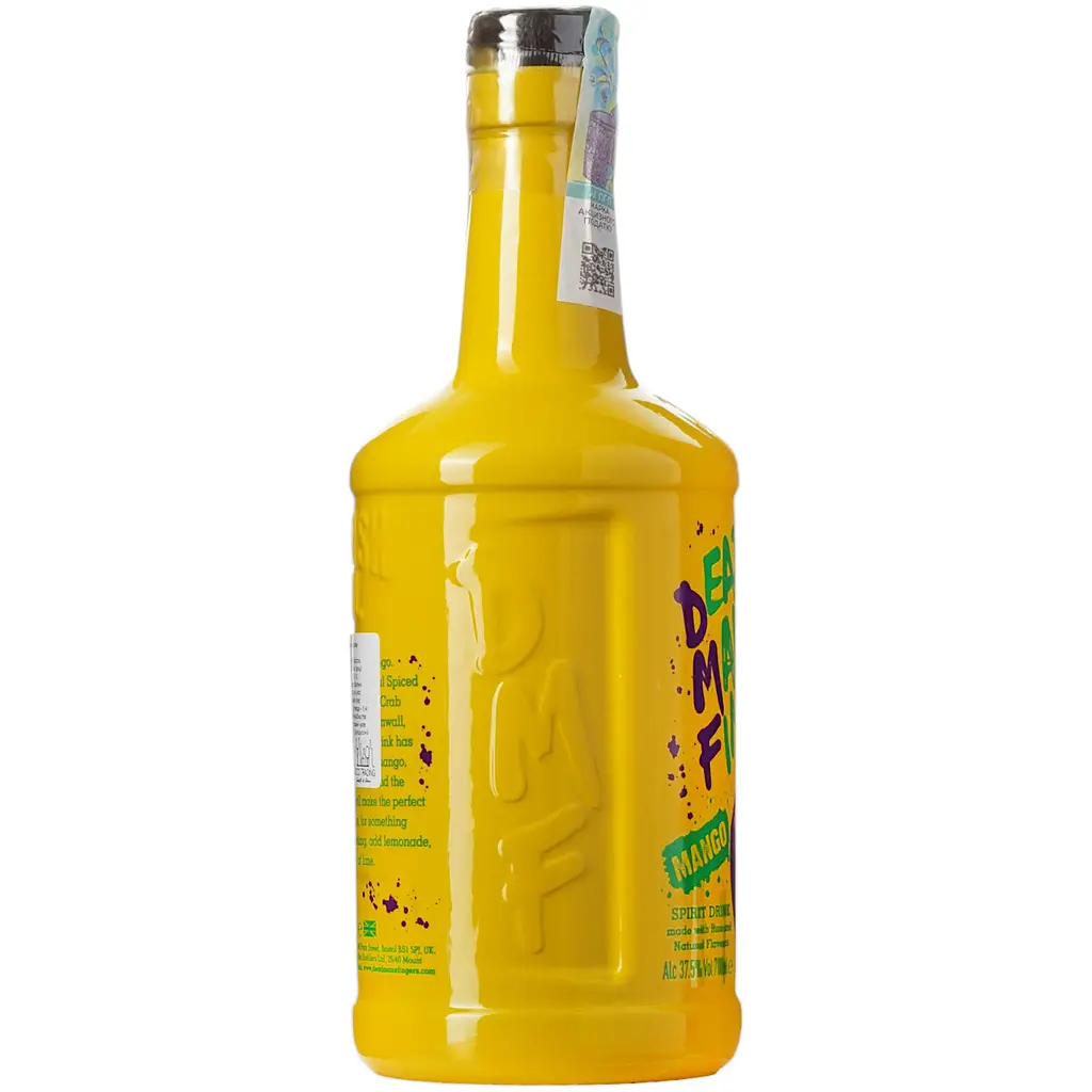 Алкогольний напій на основі рому Dead Man's Fingers (DMF) Mango 38% 0.7 л (5011166063605) - фото 3