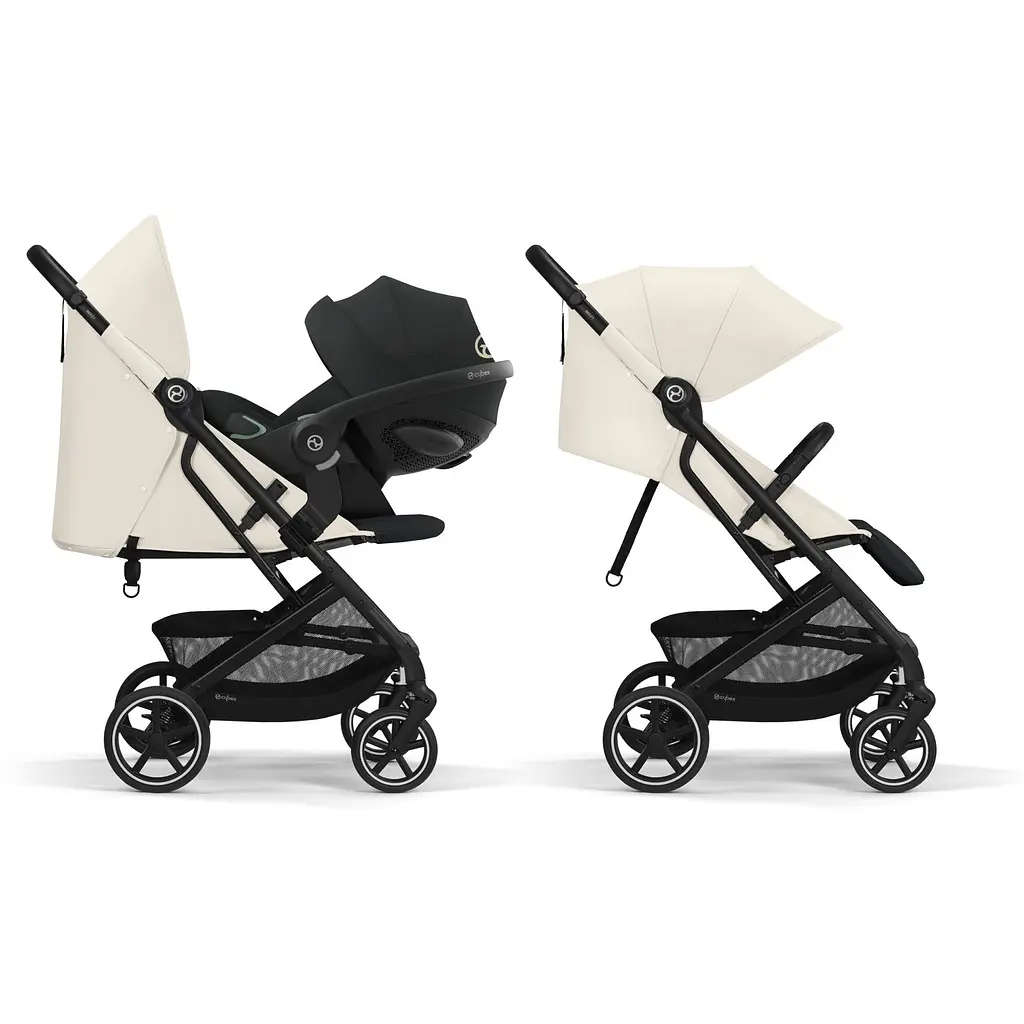 Коляска Cybex Beezy Canvas White (с бампером) (524000191) - фото 8