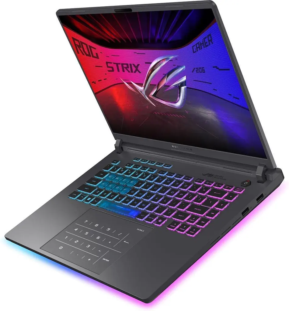 Ноутбук ASUS ROG Strix G16 G615LP (16 WQXGA IPS 240 Hz, Intel Core Ultra 9 275HX, 32 GB, 2 TB, RTX 5070, W11P) Eclipse Gray (G615LP-XS97) - фото 5