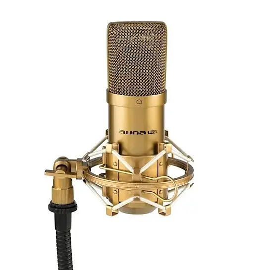 Конденсаторний USB-мікрофон Auna MIC-900WH-LED, 16 біт/48 кГц, 32 дБ (10031503) - фото 2