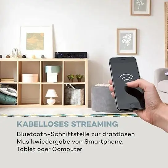 Стереоусилитель Auna AV2-CD608BT HiFi 400 Вт (10034540) - фото 4