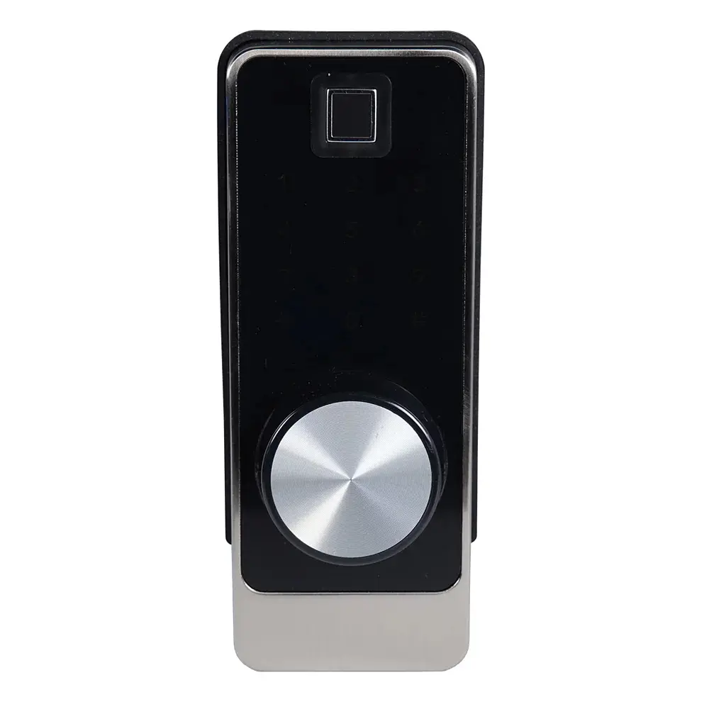 Замок біометричний автономний Trinix TRL-5203BTF Silver Left з Bluetooth, зчитувачем відбитків пальців і карт Mifare (65-00055) - фото 3