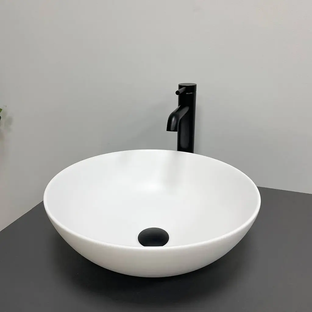 Умивальник VBI Amalfi white matt накладний VBI-013400, Білий матовий - фото 2