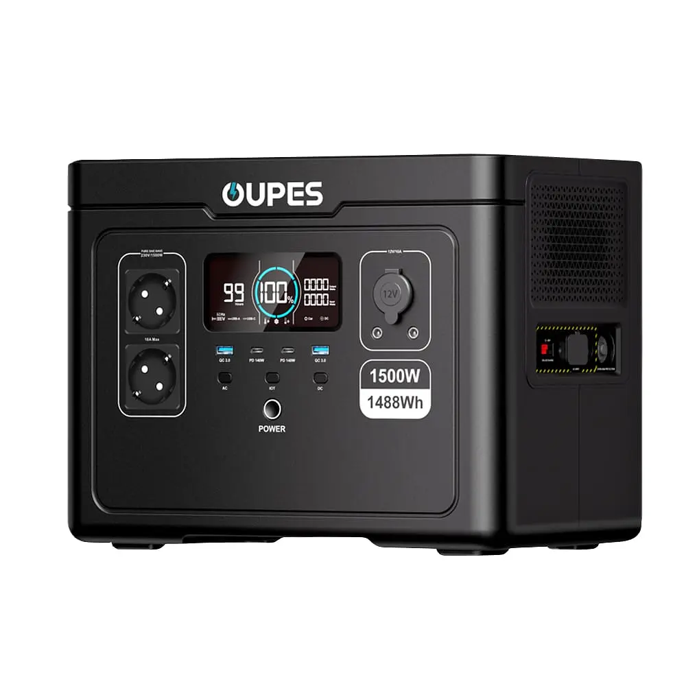 Портативна зарядна станція OUPES S015 (Exodus) 1500W 1488Wh LiFePO4 (42-00309) - фото 8
