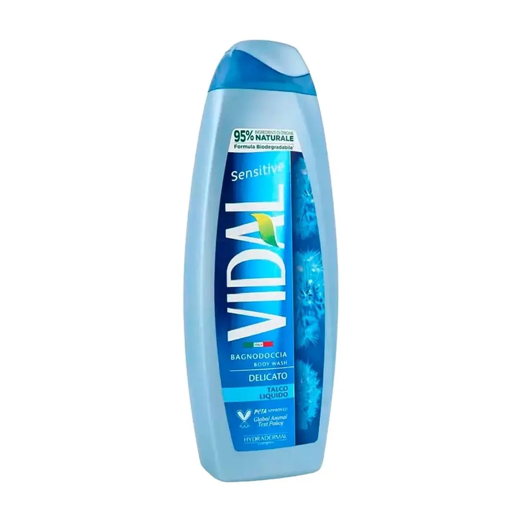 Гель для душу Vidal Talco Liquido Shower Gel Ніжність пудри 500 мл (8008970055367) - фото 3