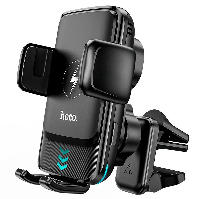 Автодержатель Hoco S35 Smart alignment 15W Car Wireless Charger с беспроводной зарядкой [761361] [82045] - фото 3