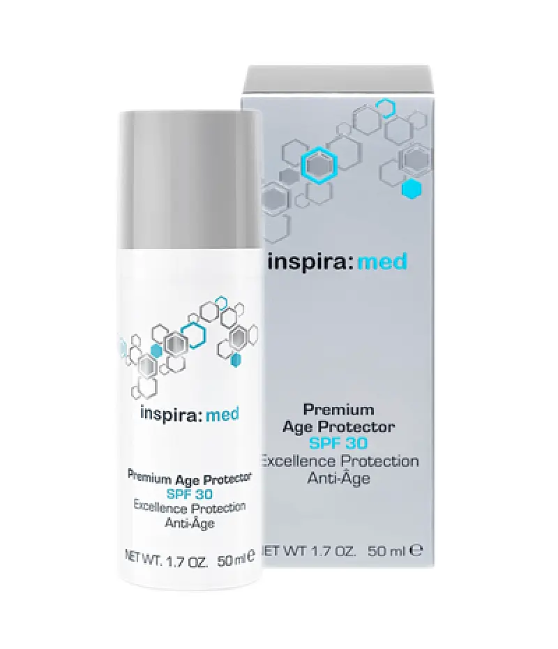 Антивіковий крем SPF30 anti-age Premium Age Protector Inspira Med 50 мл - фото 2
