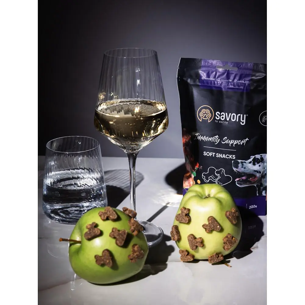 М'які ласощі Savory для зміцнення імунітету собак, качка та шипшина, 200 г - фото 6