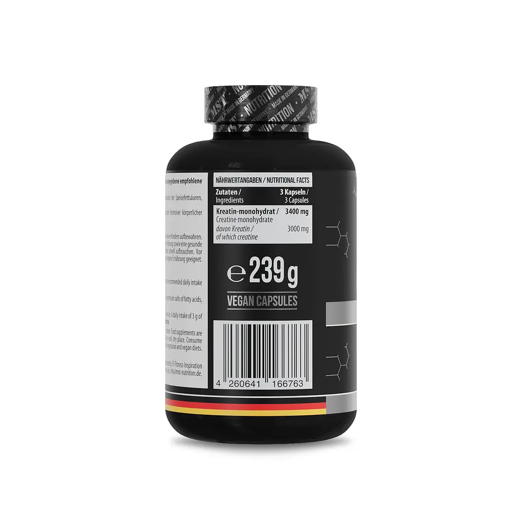 Креатин MST Nutrition Моногідрат в капсулах 3400 мг - 180 капсул - фото 2