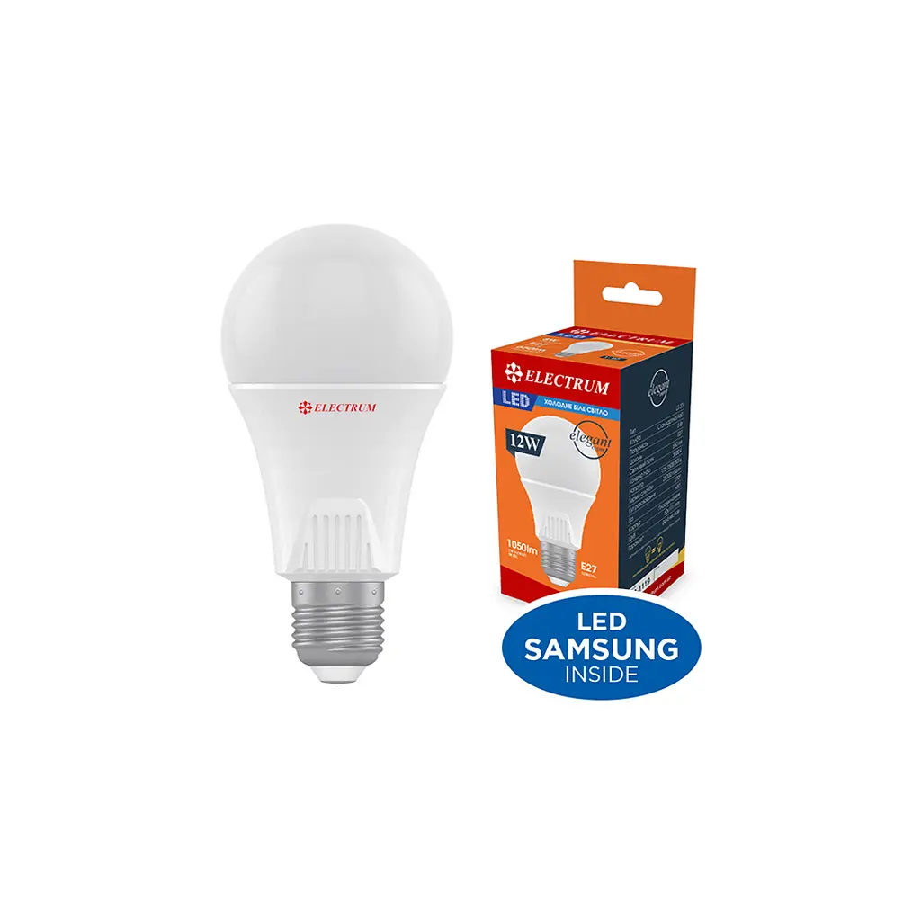 Лампочка Electrum A60 12W PA LS-33 Elegant Е27 4000K (A-LS-1921) - фото 2