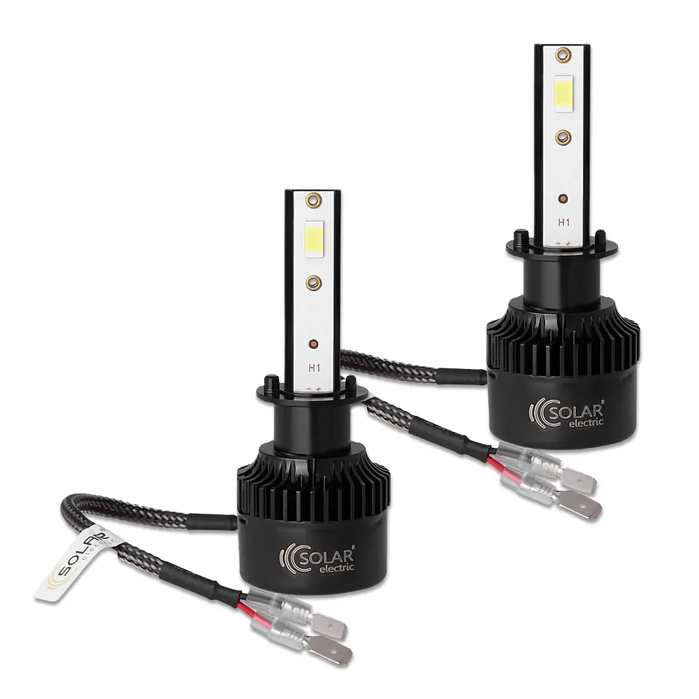 Автолампа Solar LED H1 12/24V 50W 5000 Lm 6500K CSP3570 2 шт. (8501S2) - фото 2