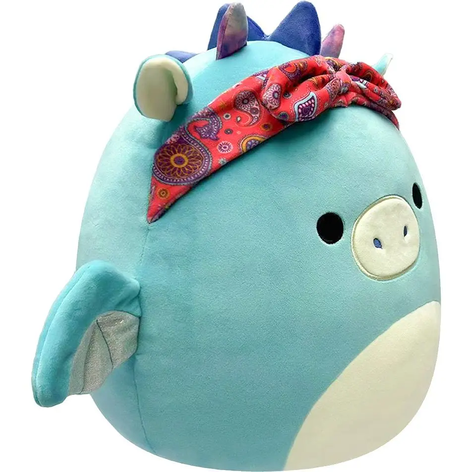 Мягкая игрушка Squishmallows Дракон в бандане 19 см (SQCR04125) - фото 2