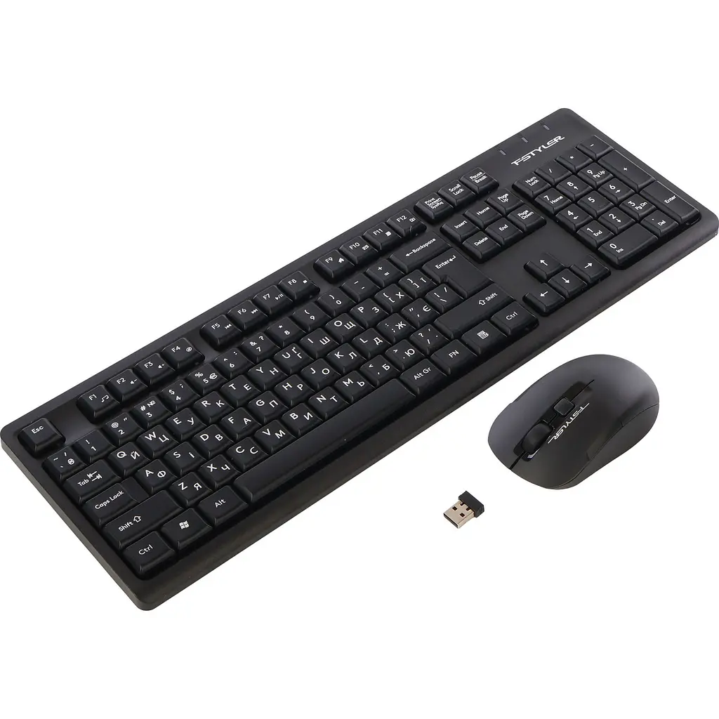 Комплект (клавіатура + миша) A4Tech Fstyler FG1200 Black [159792] - фото 2