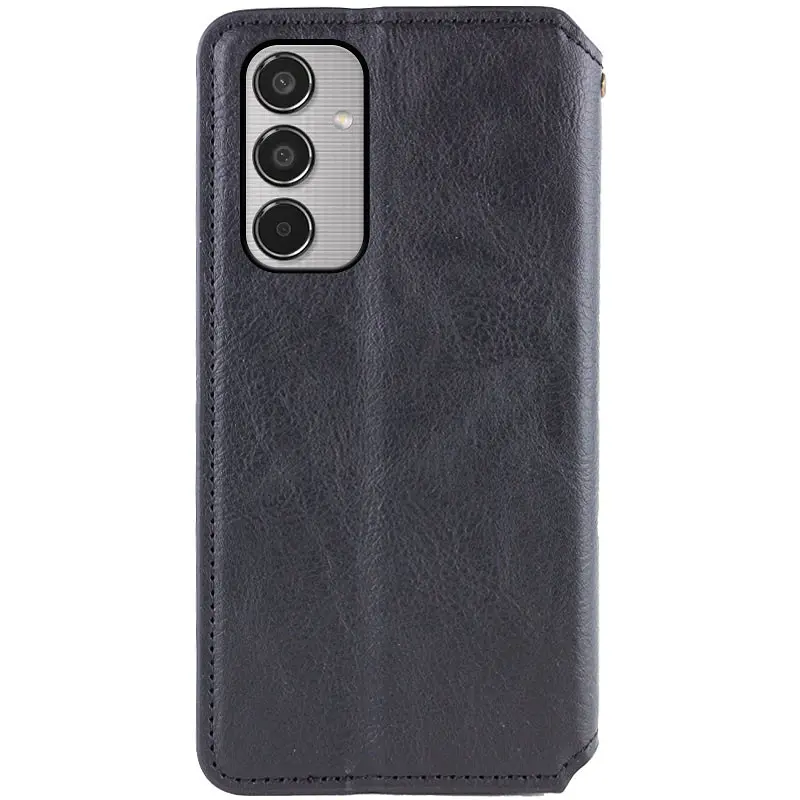 Шкіряний чохол-книжка GETMAN Cubic (PU) для Samsung Galaxy M35 5G Чорний - фото 2