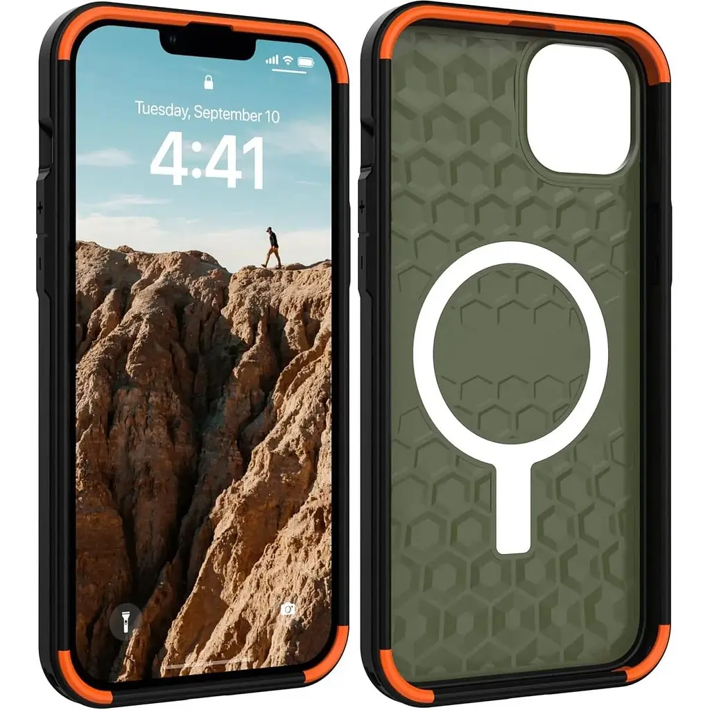 Оригінальний протиударний чохол UAG Civilian Magsafe для iPhone 15 Plus/14 Plus Olive 114037117272 - фото 10
